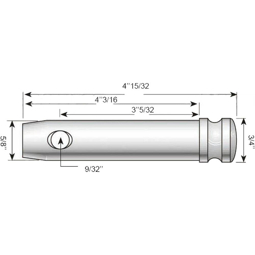 S.3173 Top Link Pin - Standard (Fits CAT. 0), ( )
