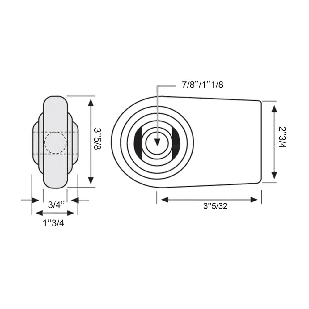 S.3270 Lower Link Weld On Ball End (Fits CAT. 1/2)