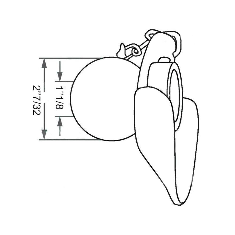 S.33000 Lower Link Ball, Guide Cone and Linch Pin (Fits CAT. 2/2) Fits Landini