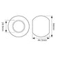 One New S.33006 321081A1 Lower Link Ball 45mm Fits Category 3 and 2