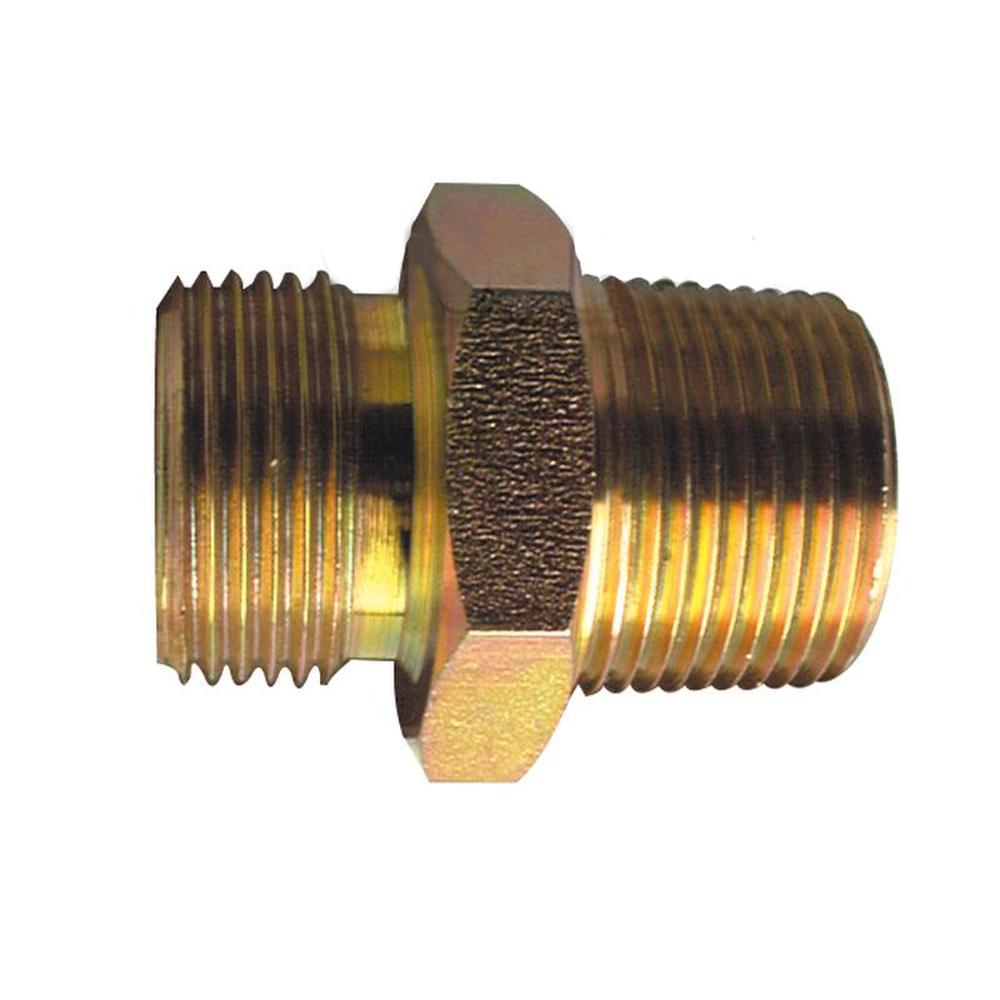 S.35049 Hydraulic Adapter 3/8BSP male - 3/8NPT male Fits PARKER HANNIFIN