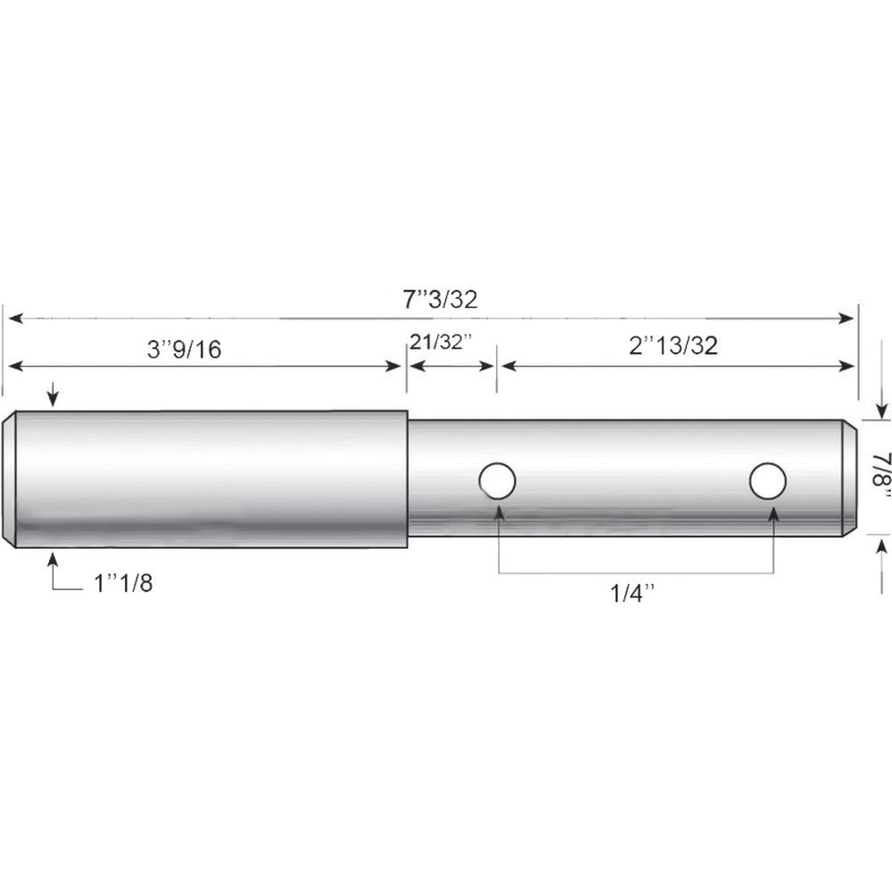 S.3540 Lower Link Implement Pin - Dual (Fits CAT. 1/2) Fits Vicon