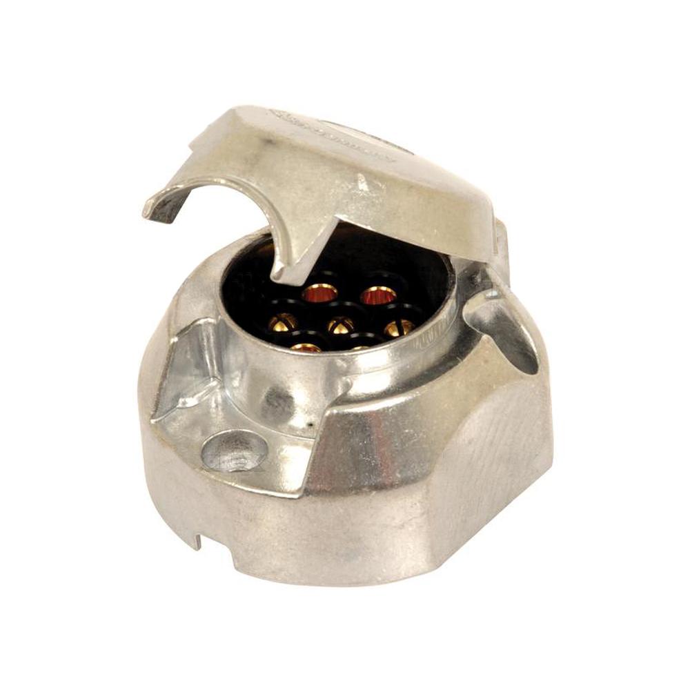 S.4027 7 Pin Trailer Socket Female (Metal) Agripak Fits Massey Ferguson