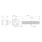 S.4422 Top Link - Ball End (Fits CAT.0)