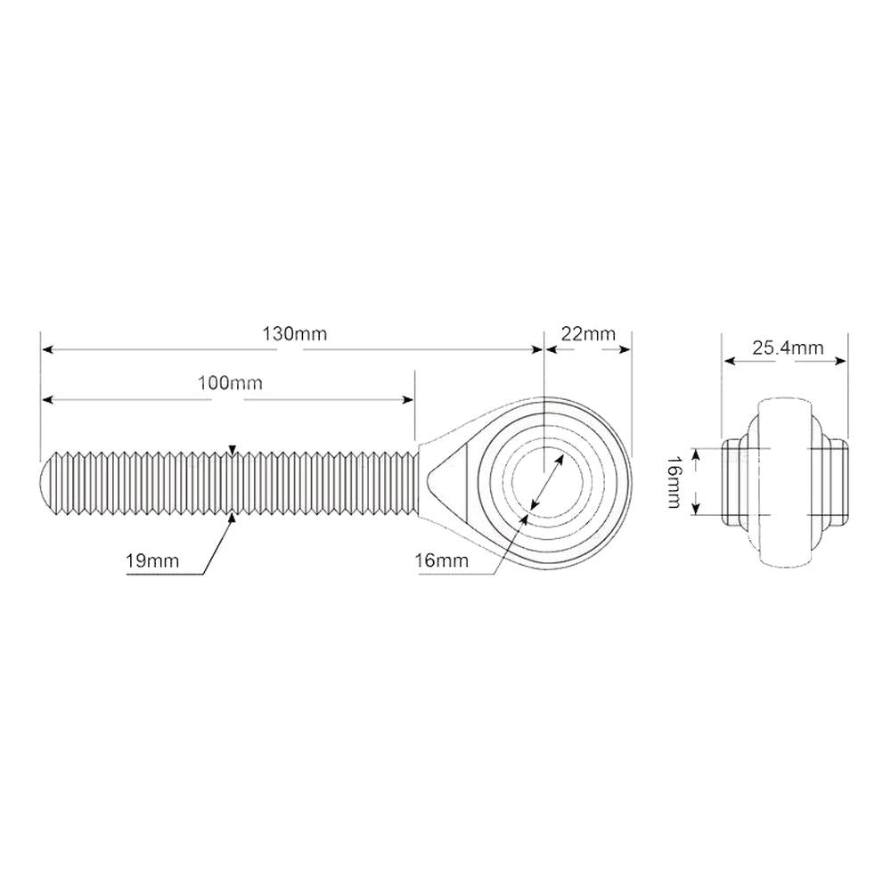 S.4423 Top Link - Ball End (Fits CAT.0)