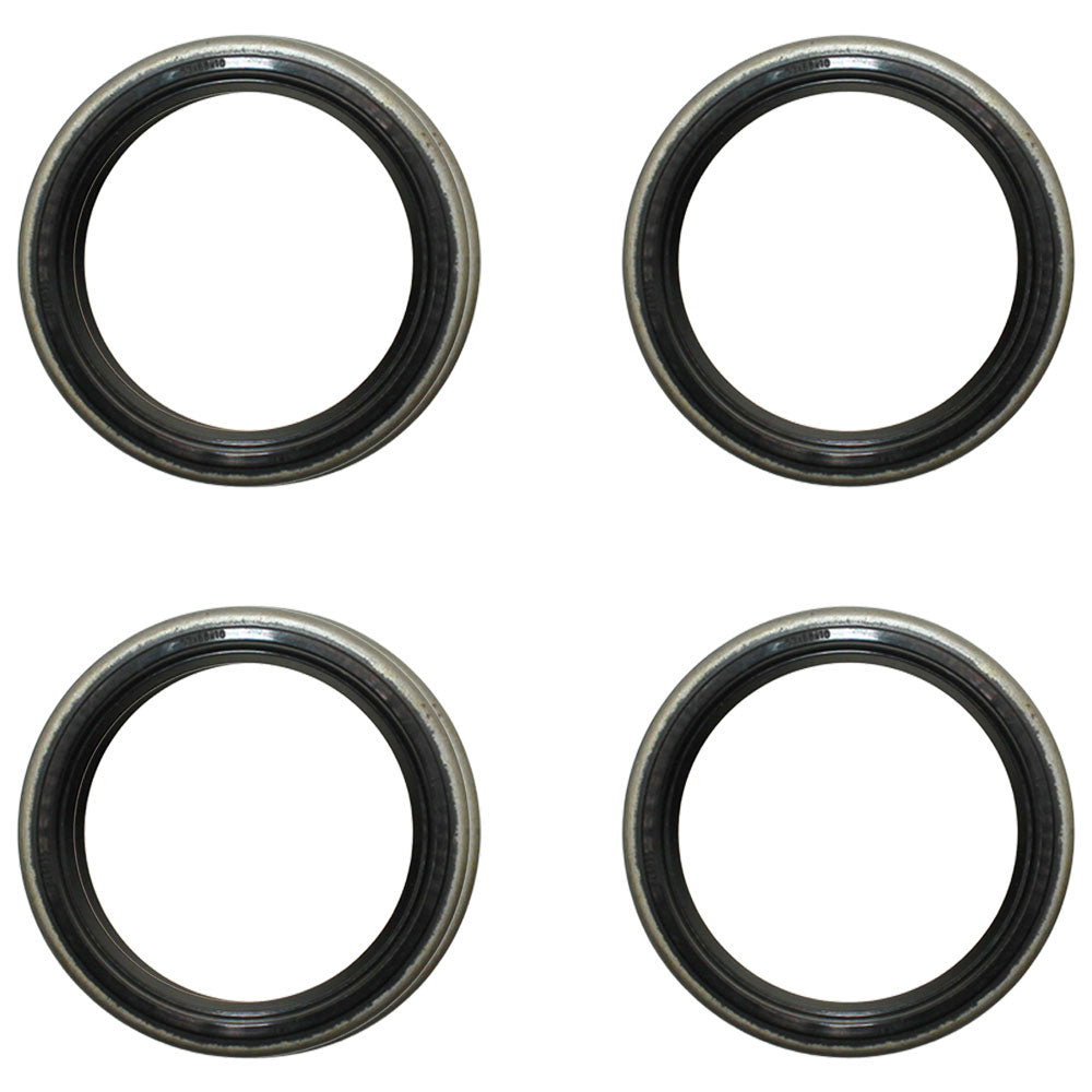 Qty 4: Single Lip Seals 53 x 68 x 10mm Fits Universal Replaces 5107908