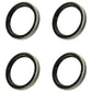 Qty 4: Single Lip Seals 53 x 68 x 10mm Fits Universal Replaces 5107908
