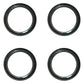 Qty 4: Single Lip Seals 53 x 68 x 10mm Fits Universal Replaces 5107908