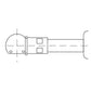 Door Gas Shock Absorber Fits Case/International Harvester Replaces 44910474