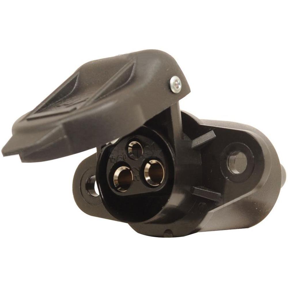 S.56375 3 Pin Auxiliary Socket w/ 2 Bolt Fixing Female Pin - Fits Cobo Models