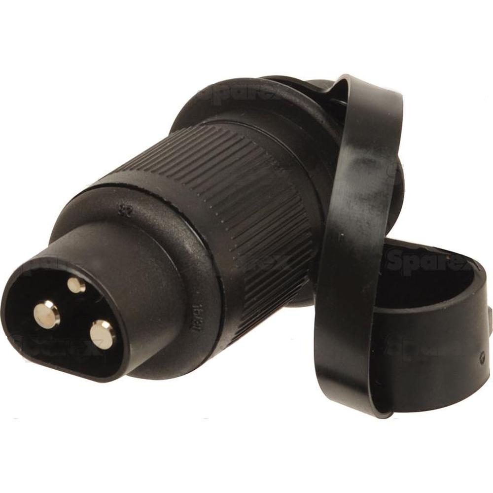 S.56376 3 Pin Auxiliary Plug Male Pin (Plastic) - Fits Ford/New Holland
