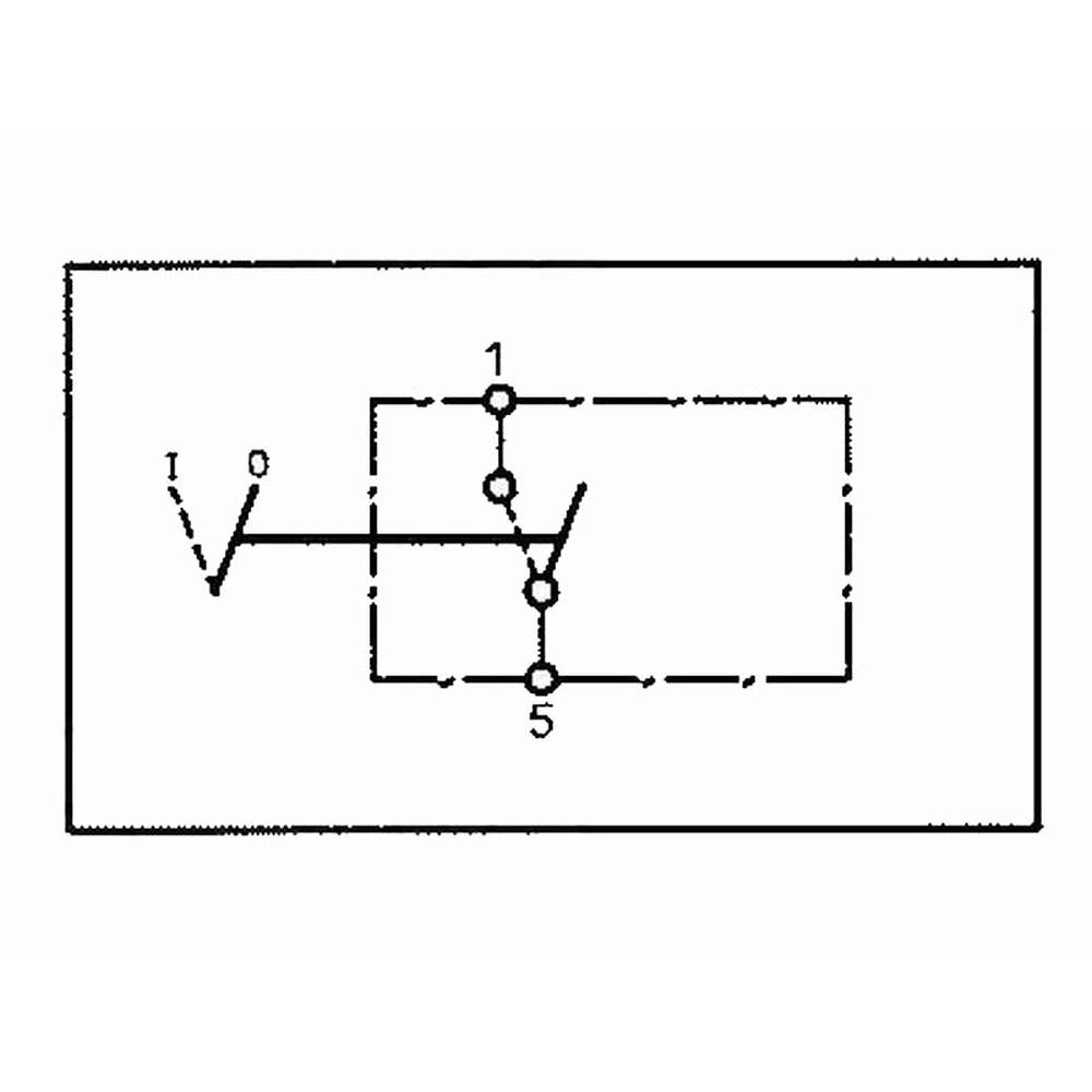 S.56688 Rocker Switch, Beacon, 2 Position (On/Off) - Fits Ford/New Holland