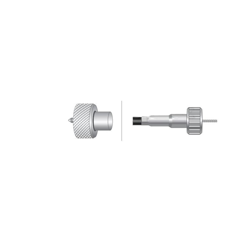 S.57808 Tach Cable, Length: 1277mm, Outer Length: 1244mm - Fits Massey Ferguson