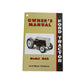 S.61443 MANUAL, OWNERS, Fits Ford NAA