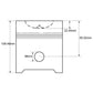 153634133 Piston & Rings - 104Mm Fits Fiat
