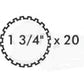 S.6535 PTO Yoke Quick Release (U/J 36 x 89mm) 1 3/4-20 Spline Fits Walterscheid