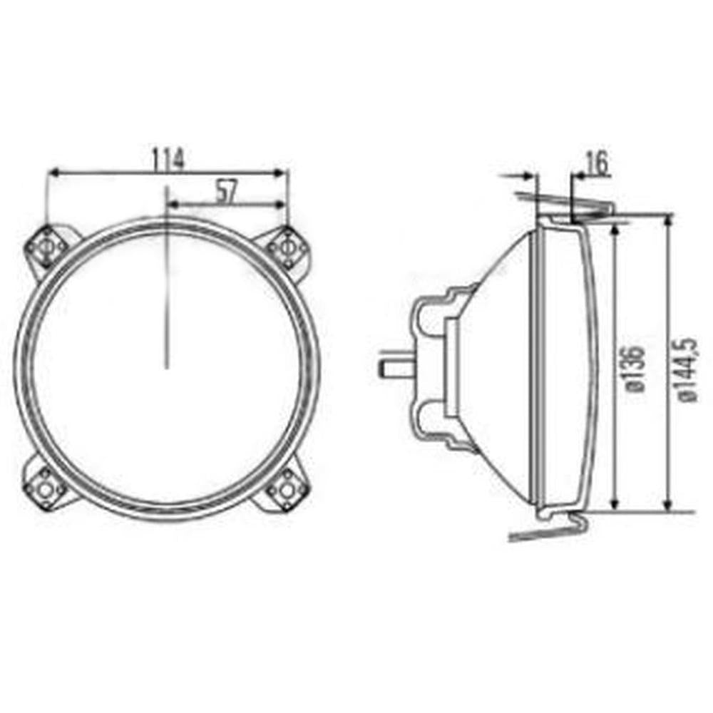 S.66212 Lamp & Cowl Assembly, Lh Fits Ford/New Holland