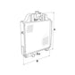 S.73881 Radiator 25352M97 Fits Massey Ferguson 340 342 350 352 355 360 362