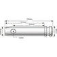 S.80 Top Link Pin - Standard (Fits CAT. 2), Fits Allis Chalmers