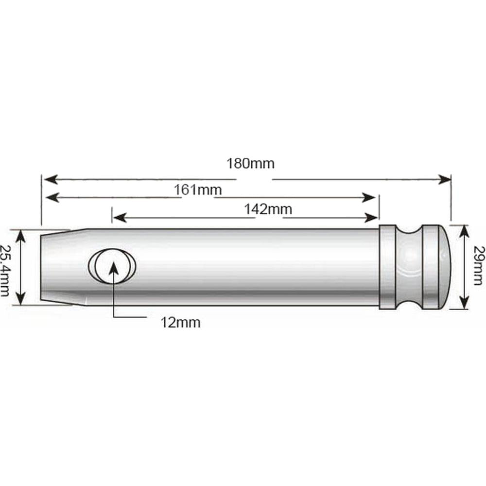 S.80 Top Link Pin - Standard (Fits CAT. 2), Fits Allis Chalmers