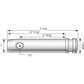 S.80 Top Link Pin - Standard (Fits CAT. 2), ( ) Fits Ford/New Holland