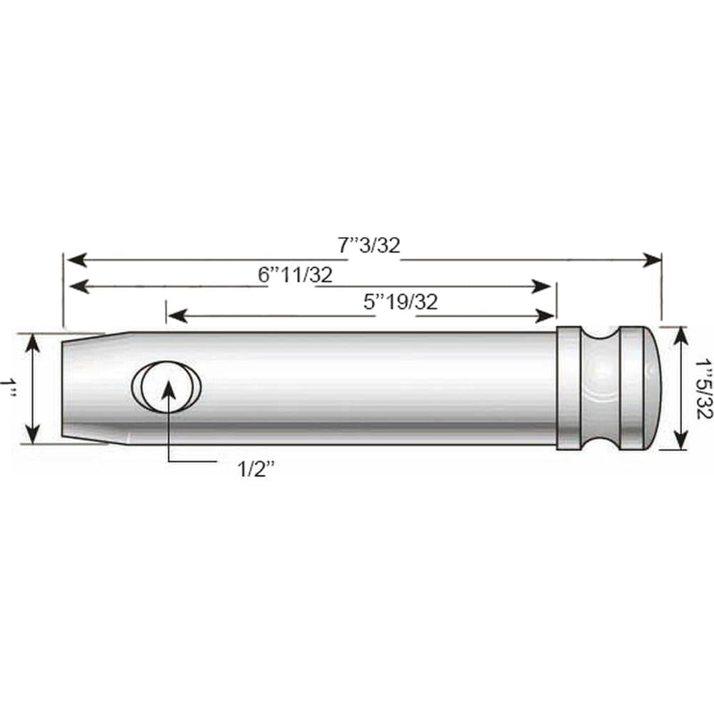 S.80 Top Link Pin - Standard (Fits CAT. 2), ( ) Fits Ford/New Holland