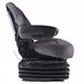 S1999934 Sears Mid Back Seat, Gray Fabric w/Air Suspension - Fits Case IH