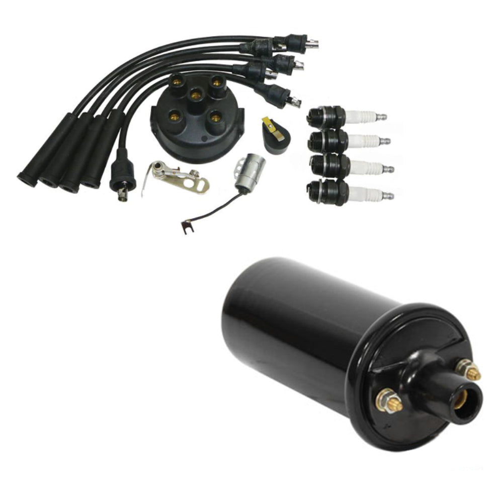 Complete Tune Up Kit & 12V Coil Fits Massey Ferguson 202 TO35 150 35 50
