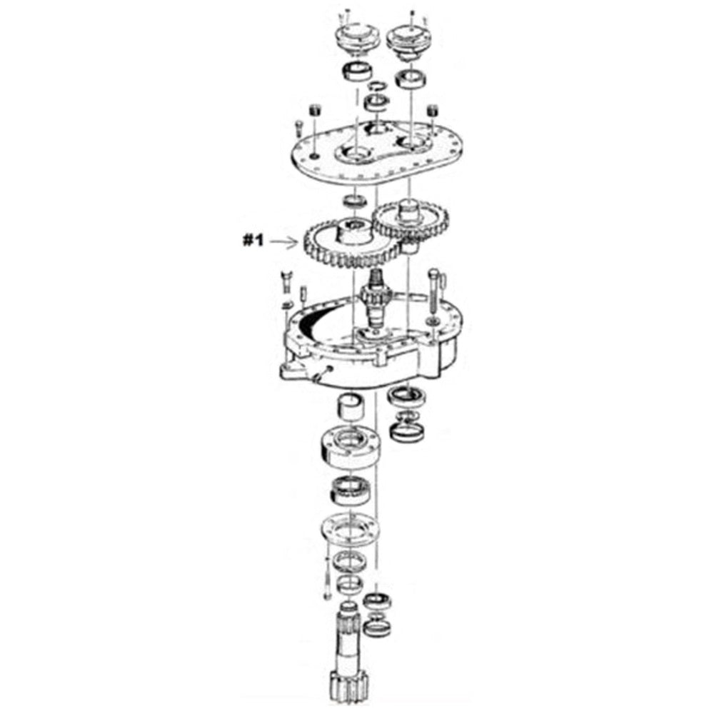 Swing Gear Fits Case Replaces S612546
