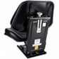 S8301276 Low Back Seat, Black Vinyl w/Mechanical Suspension Fits Massey Ferguson