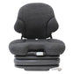 Grammer Low Back Seat for Skid Steers & Forklifts, Black Fabric