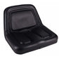 Bucket Seat, Black Vinyl Fits Long Replaces 70272369