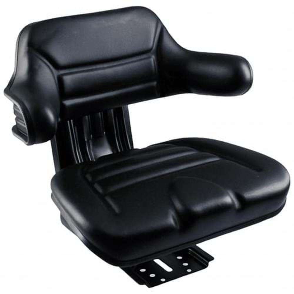 S830685 Wrap-Around Seat, Black Vinyl w/ Mechanical Suspension Fits Kubota
