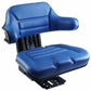 S830686 Wrap-Around Seat, Blue Vinyl w/ Mechanical Suspension Fits New Holland