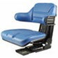 S830686 Wrap-Around Seat, Blue Vinyl w/ Mechanical Suspension Fits Ford