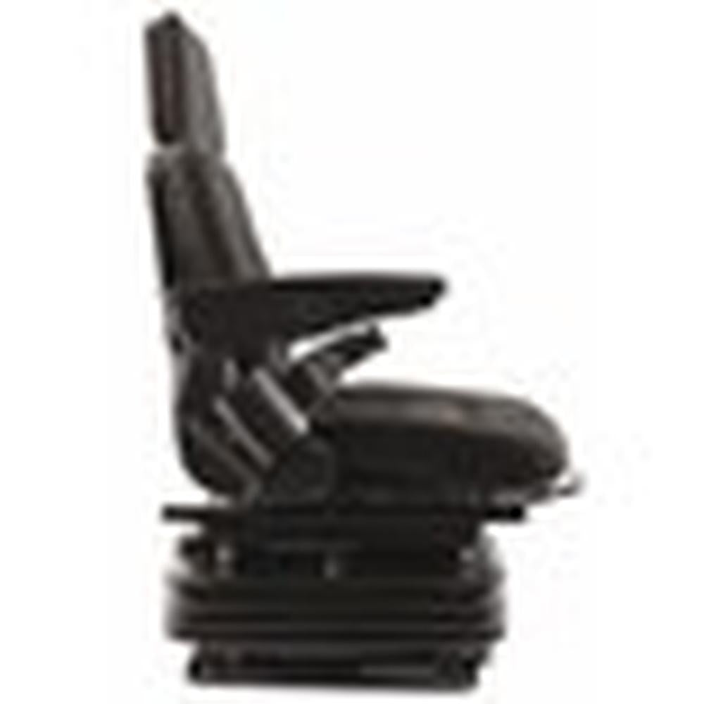 S830796 High Back Seat Black Fabric w/ Mechanical Suspension Fits Steiger