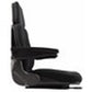 S830800 High Back Seat, Black Fabric Fits Deutz