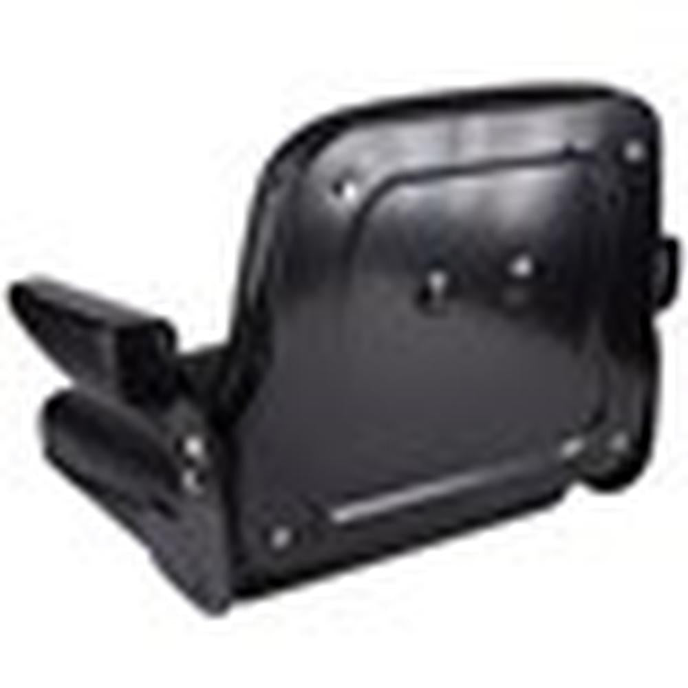S830801 Low Back Seat, Black Vinyl Fits Allis Chalmers