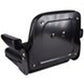 S830801 Low Back Seat, Black Vinyl Fits TCM