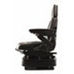 S830809 High Back Seat, Black Vinyl w/ Mechanical Suspension Fits Case IH