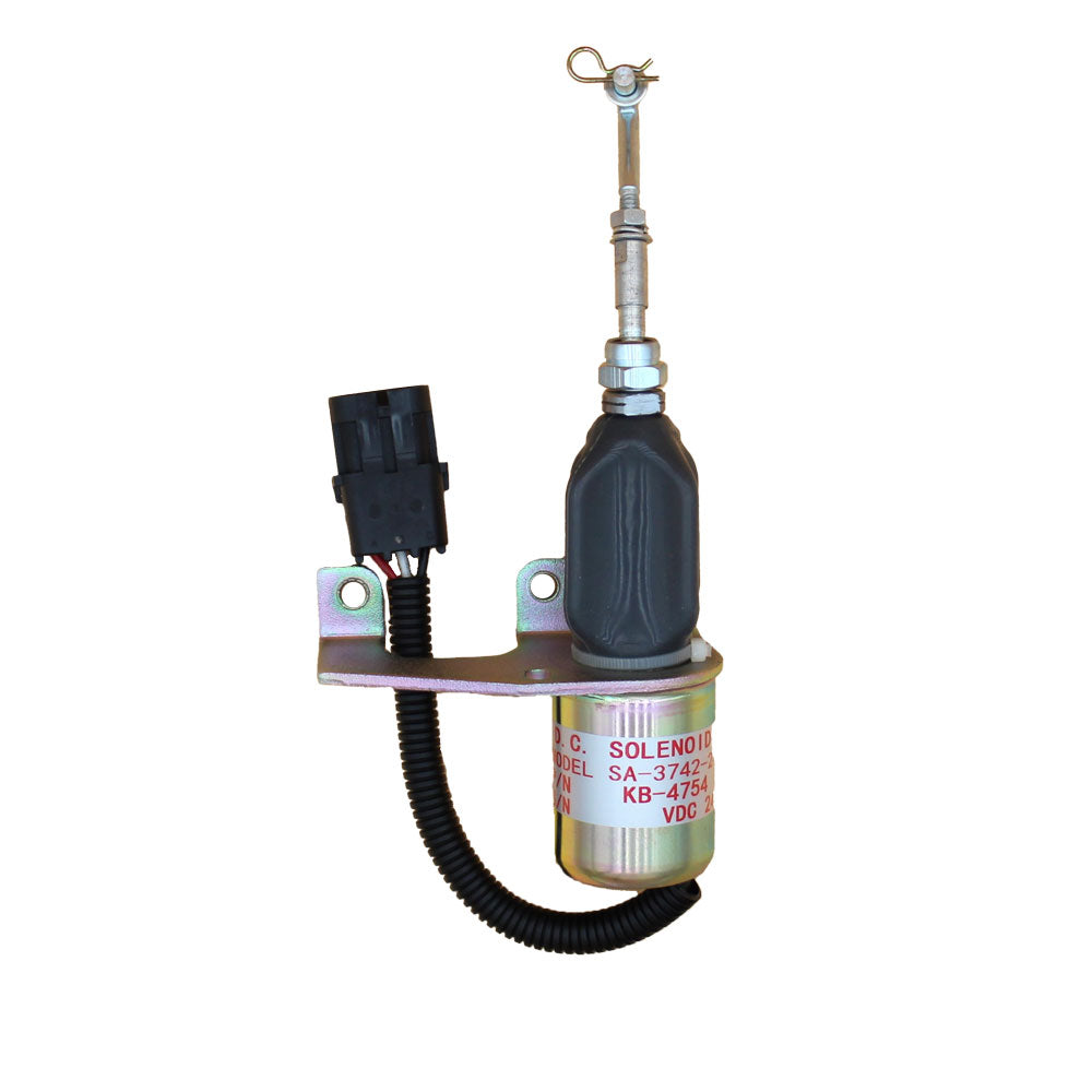Fuel Shutdown Solenoid fits Deutz Cummins Perkins Eng Generator 24 Volt 3974947