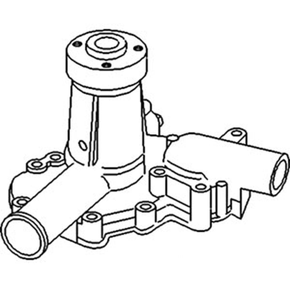 Water Pump Fits John Deere Replaces 1106-6197