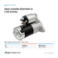 12V Starter Fits Mahindra Replaces SBA185086290