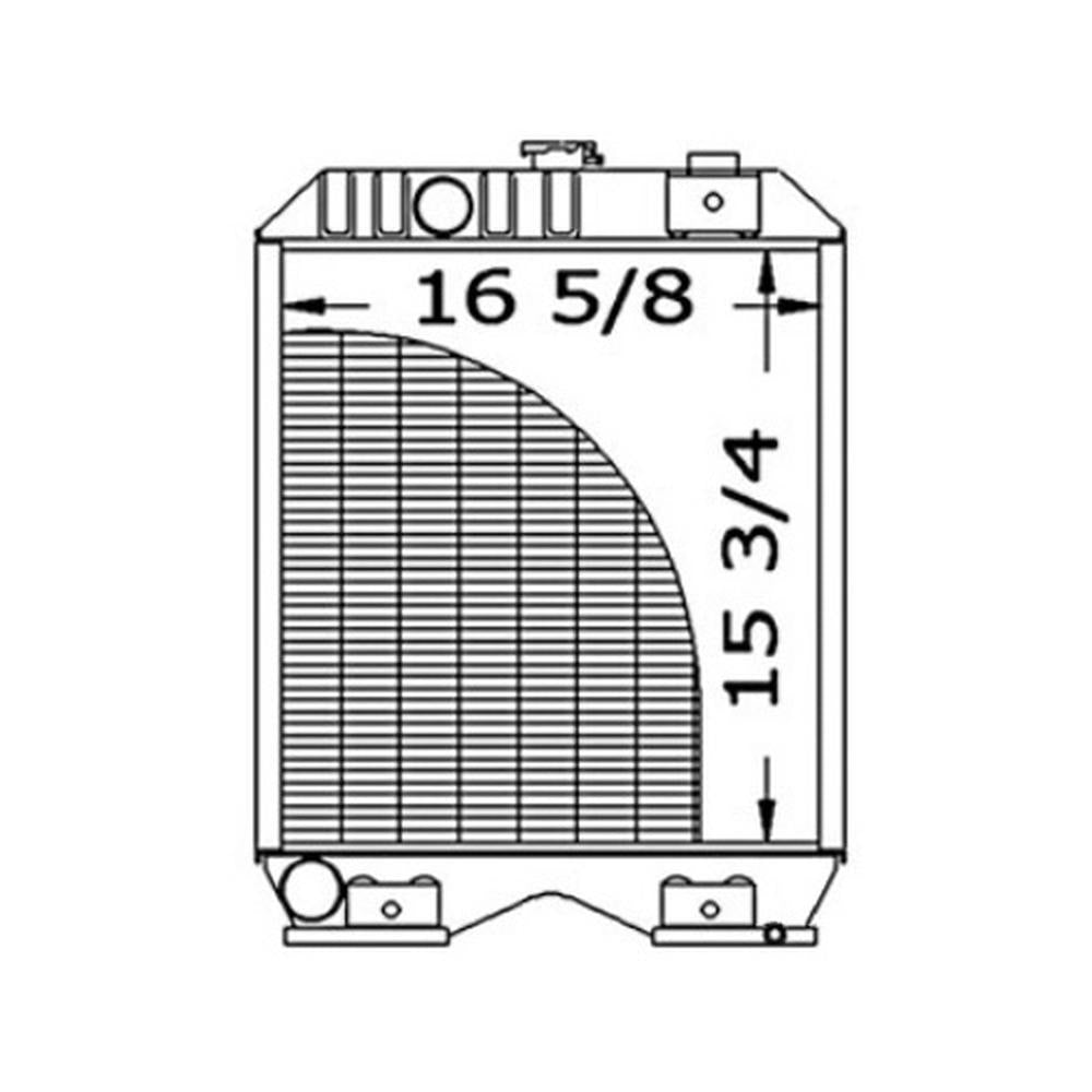 SBA310101170 Radiator Fits Ford/New Holland