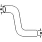 SBA310160290 Upper Radiator Hose Fits Ford New Holland Compact Tractor 1300