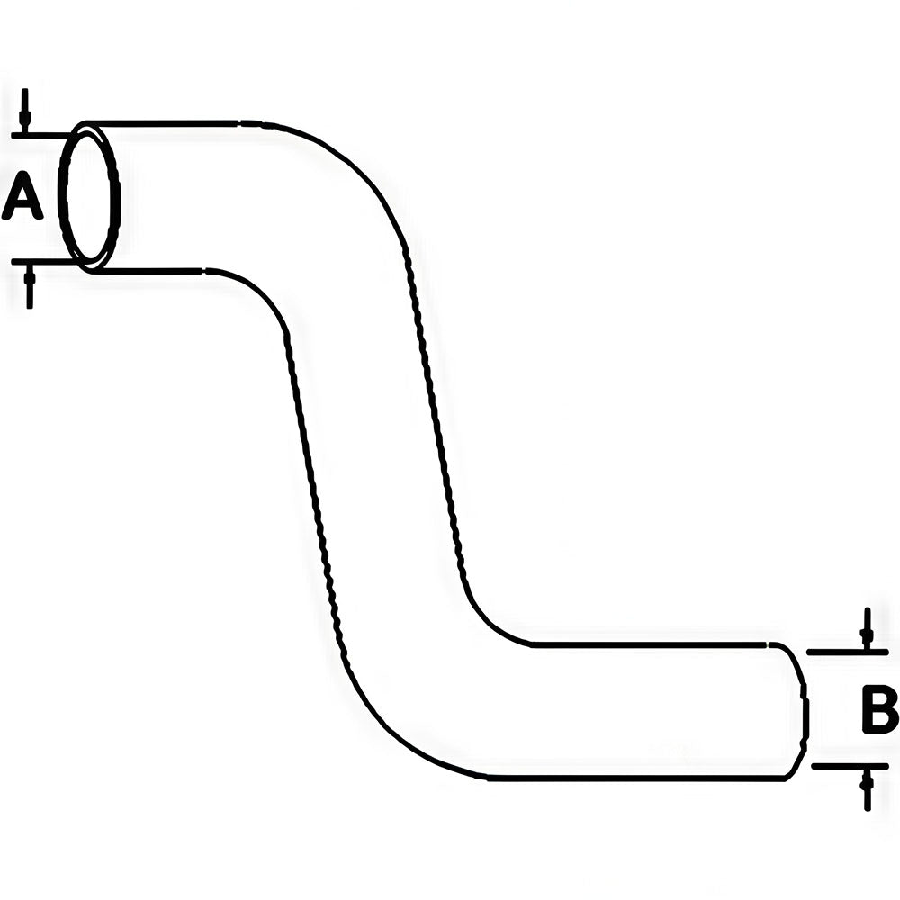 SBA310160290 Upper Radiator Hose Fits Ford New Holland Compact Tractor 1300
