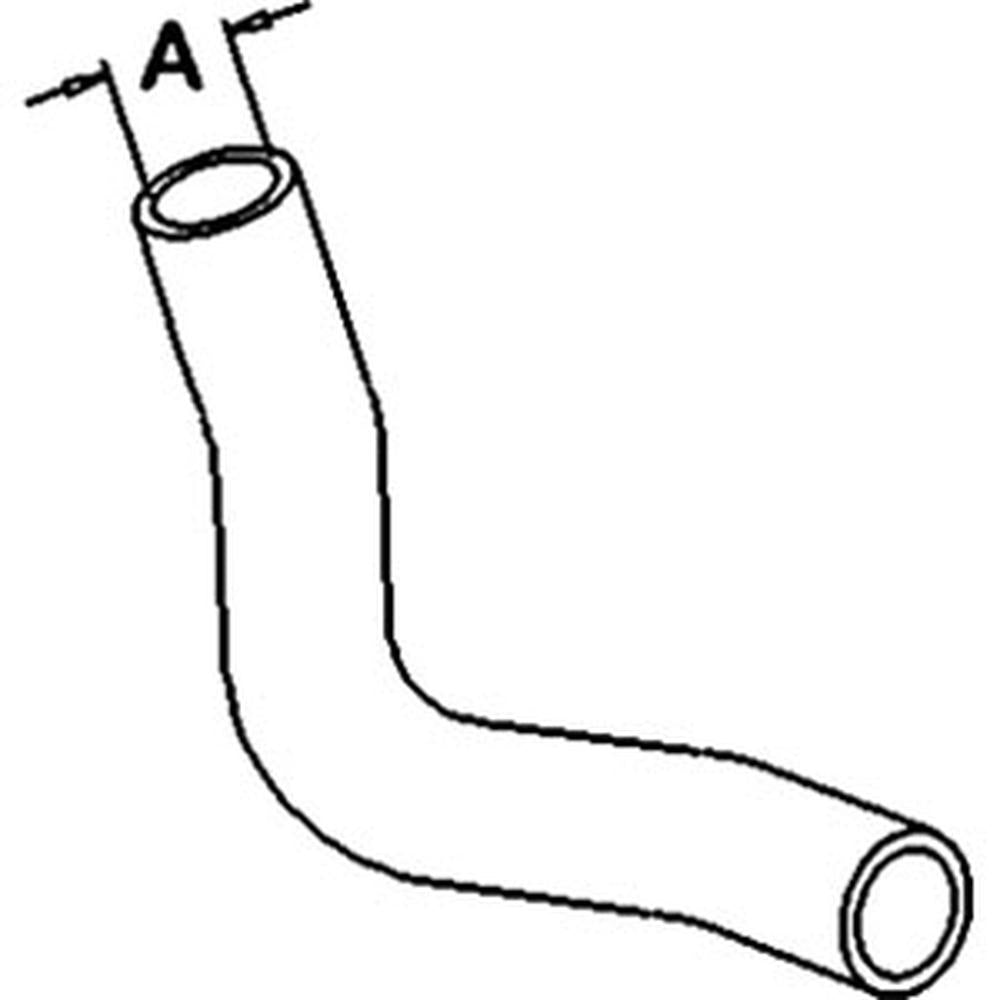 SBA310160441 Lower Radiator Hose Fits Ford 1710 1510