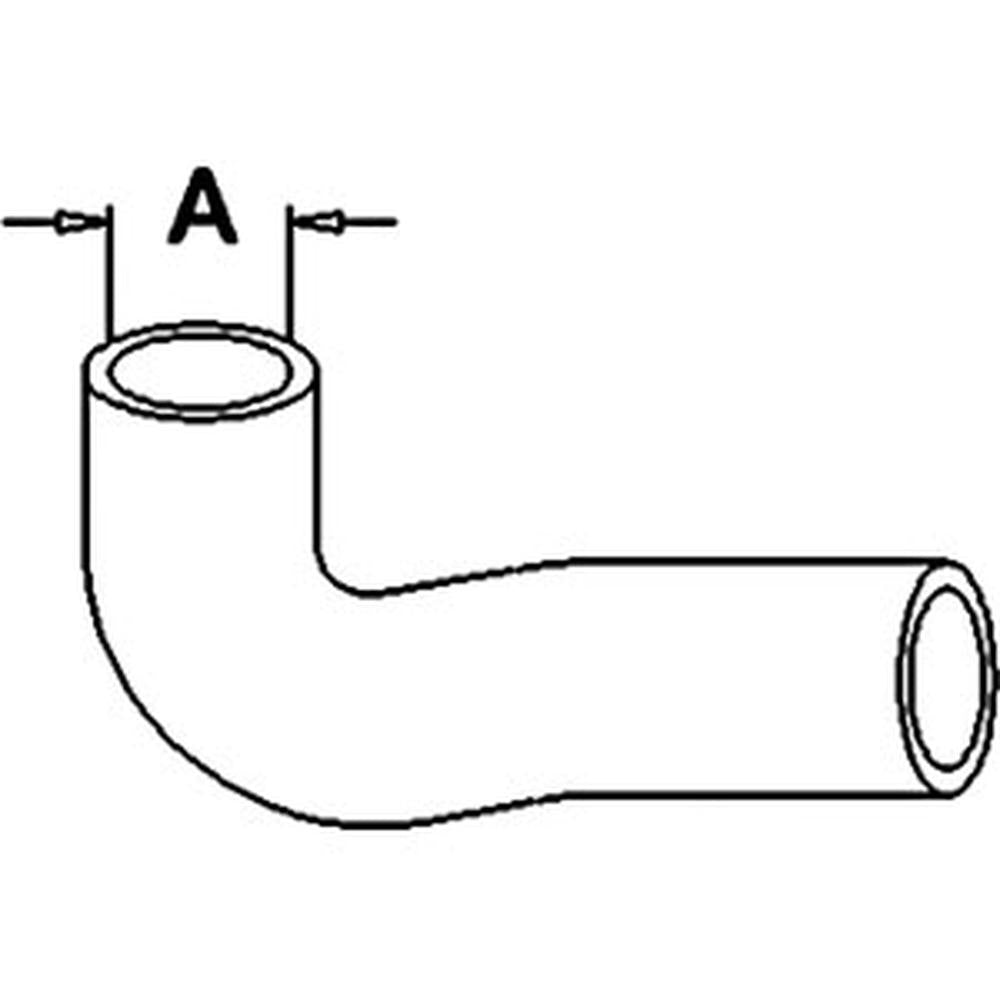 SBA310160790 Lower Radiator Hose Fits Ford New Holland Compact Tractor 1110