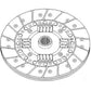 SBA320400243 Clutch Disc Fits Ford New Holland TC18 TC21D TC21DA 1120 1210