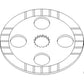 Brake Disc Fits New Holland T2210 TC25 T1520 TC33 T2220 TC33D TC29 1530 T1510